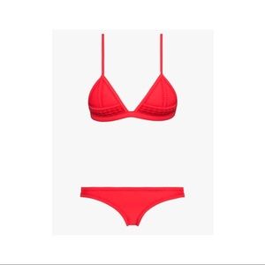 Triangl Gigi Bikini Red Size Small